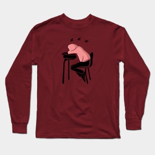 sleepy student Long Sleeve T-Shirt